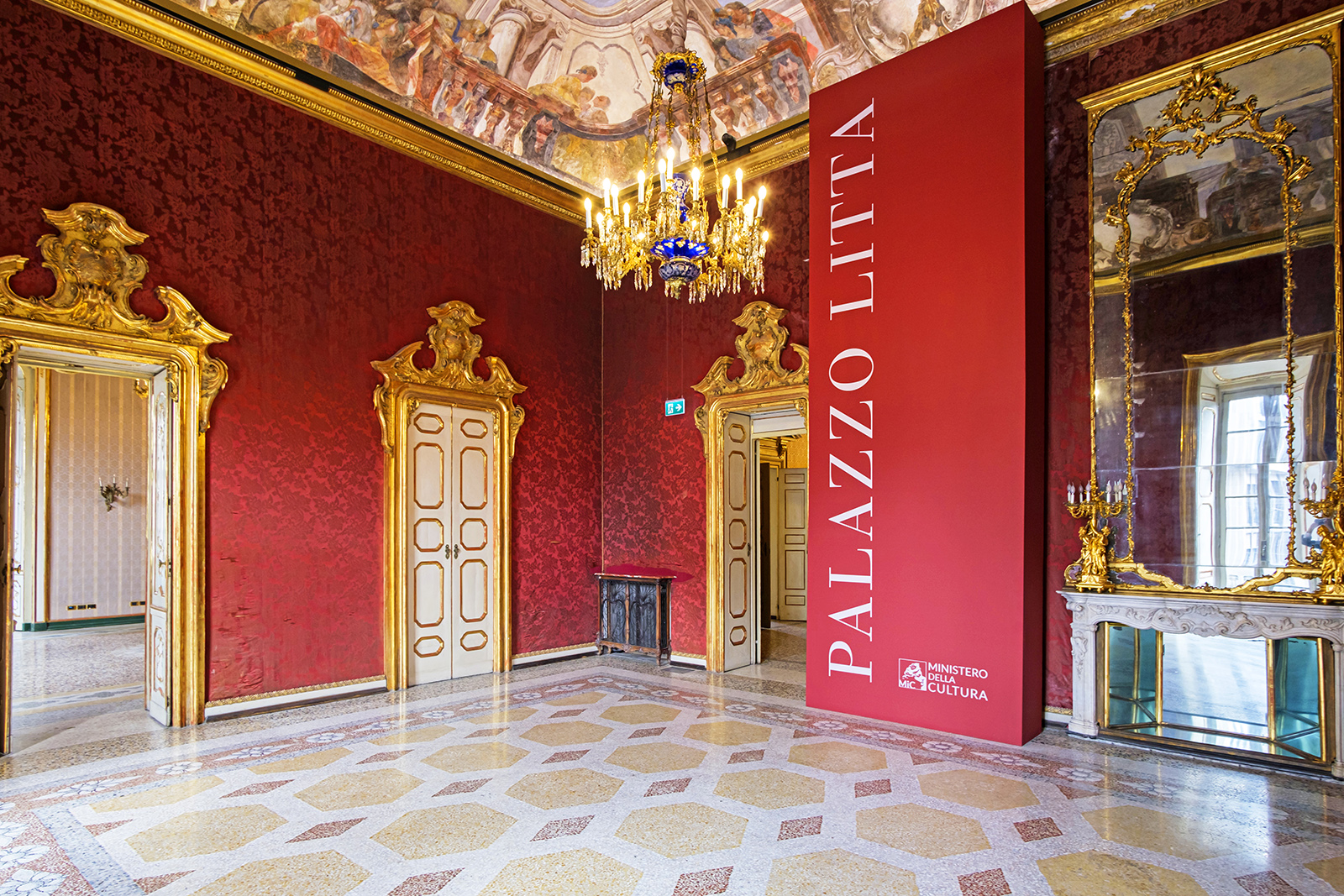La Sala Rossa (© ph. Roberto Morelli, Ministero della Cultura, 2025)